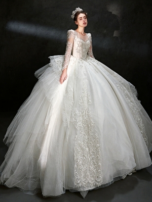 迪拜高定造型感主纱